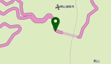 剣山見ノ越第一駐車場の地図画像