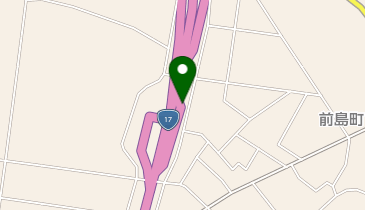 国道17号 尾島パーキング上り(東京方面車線)の地図画像