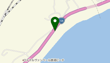 国道128号線 部原簡易パーキング 普通車の地図画像