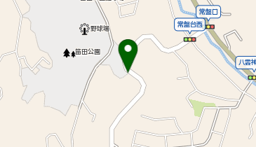 笛田公園第2駐車場の地図画像