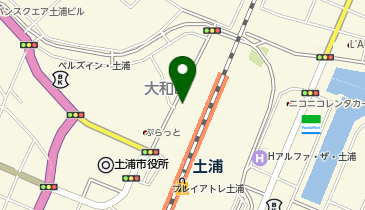 アルカス土浦駐車場の地図画像