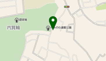 内みのわ運動公園東側駐車場の地図画像