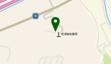 君津緩衝緑地坂田東広場駐車場の地図画像