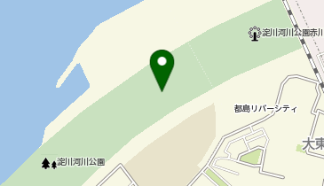 淀川河川公園赤川地区駐車場の地図画像