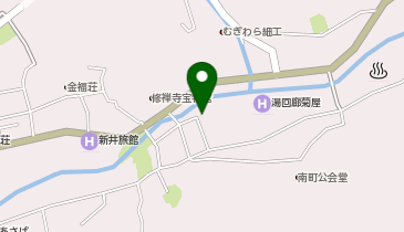 修善寺温泉 月の庭駐車場の地図画像