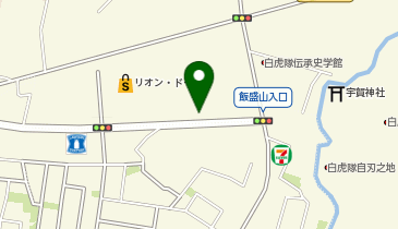 市営飯盛山観光客専用駐車場の地図画像