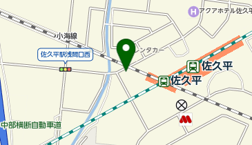 佐久平駅前第2駐車場の地図画像