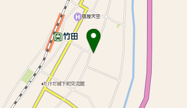 竹田区駐車場(C2)の地図画像