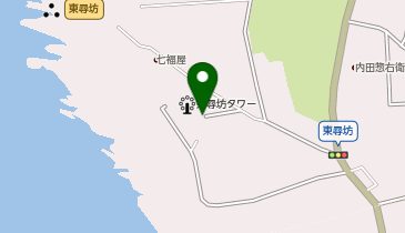 東尋坊タワー駐車場の地図画像