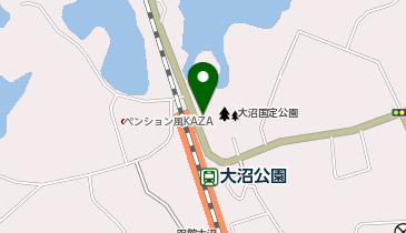 大沼公園南駐車場の地図画像