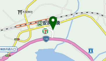 鴨川市営小湊駅前駐車場の地図画像