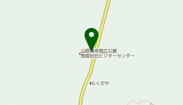 鳥取砂丘駐車場の地図画像