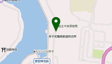 呼子朝市通り駐車場の地図画像