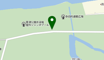 県立富津公園第2駐車場の地図画像