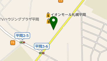 イオンモール札幌平岡駐車場の地図画像