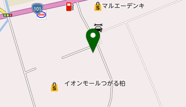 イオンモールつがる柏駐車場の地図画像