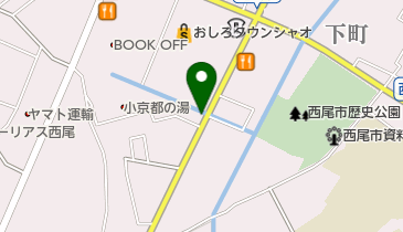 おしろタウンシャオ駐車場の地図画像