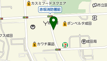 ボンベルタ百貨店成田立体駐車場の地図画像