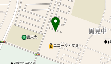 エコール・マミ北館立体駐車場の地図画像