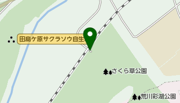 荒川彩湖公園内駐車場の地図画像