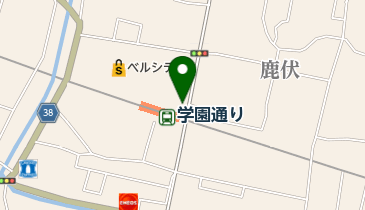 ベルシティ駐車場の地図画像