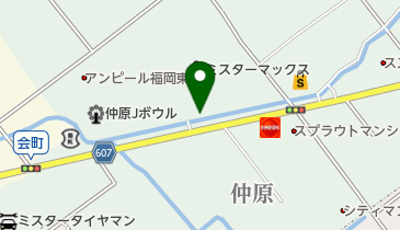 ミスターマックス粕屋店駐車場の地図画像