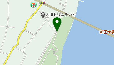 筑後川総合運動公園駐車場の地図画像