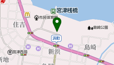 宮津シーサイドマートミップル駐車場の地図画像