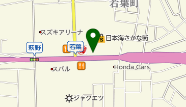 日本海さかな街駐車場の地図画像