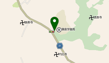 建長寺駐車場の地図画像