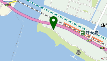 弁天島海浜公園駐車場の地図画像