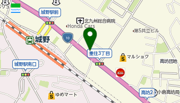 wepark東城野第1の地図画像