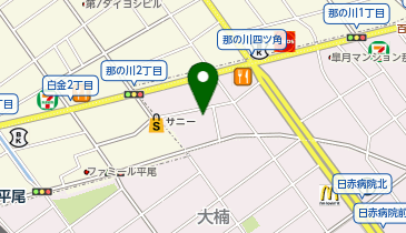 あるあるパーキング平尾の地図画像