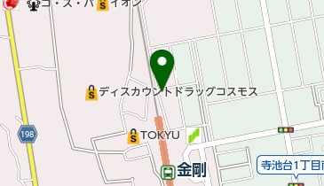 wepark 金剛第1の地図画像