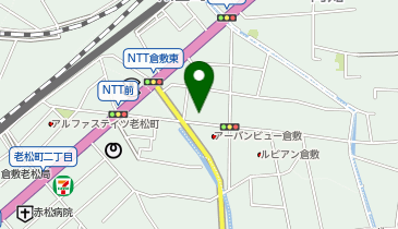 あるあるパーキング倉敷の地図画像