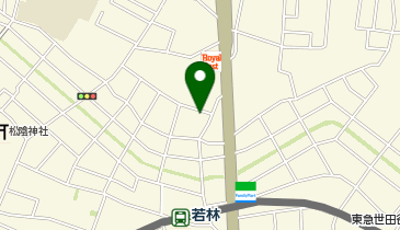 パークアベニュー若林第2の地図画像