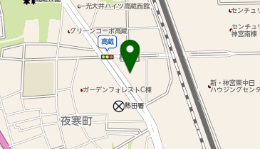 パークゼウス横田2丁目の地図画像