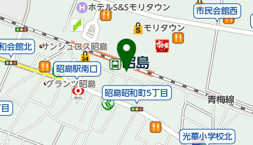 P&P昭島昭和町2丁目第2駐車場の地図画像