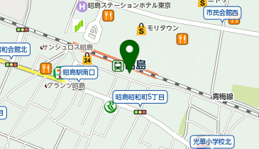 P&P昭島昭和町2丁目パーキングの地図画像