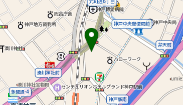 ピットデザイン神戸元町の地図画像