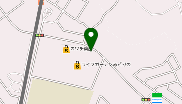 ライフガーデンみどりの駐車場の地図画像