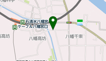 ピットデザイン石清水八幡宮駅前駐車場の地図画像