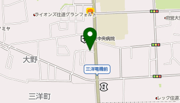 大東中央病院 第3駐車場の地図画像