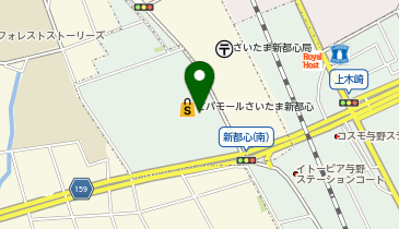 ビバモールさいたま新都心店の地図画像