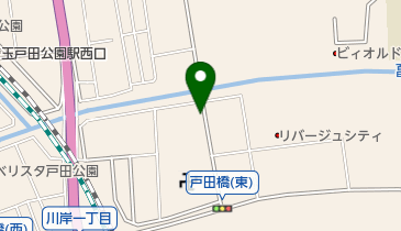 リオパーキング戸田公園川岸の地図画像