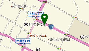 リオパーキング水戸大町の地図画像