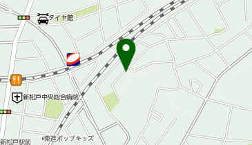 wepark新松戸東第1の地図画像