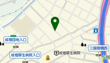 SAパーキング三園1丁目の地図画像