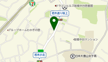 SAパーキング若木第1の地図画像