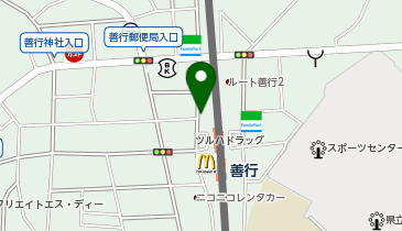 シンコウパーク善行駅前の地図画像